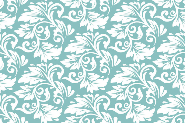 Vector flower seamless pattern background. Elegant texture for backgrounds. Classical luxury old fashioned floral ornament, seamless texture for wallpapers, textile, wrapping. - Вектор, зображення