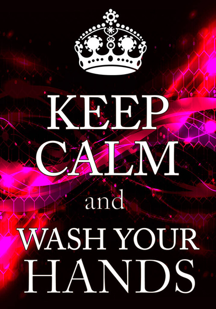 keep calm and wash your hands  - Photo, Image