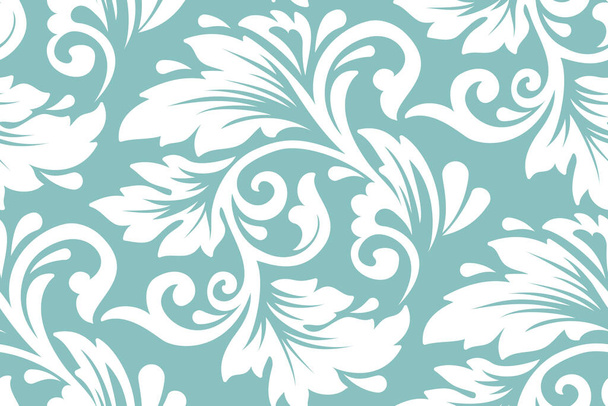 Vector flower seamless pattern element. Elegant texture for backgrounds. Classical luxury old fashioned floral ornament, seamless texture for wallpapers, textile, wrapping. - Vector, afbeelding
