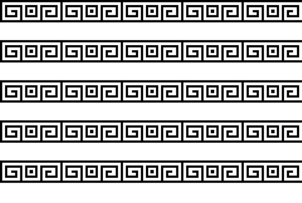 Griekse sleutel naadloos patroon of textuur. Vector - Vector, afbeelding