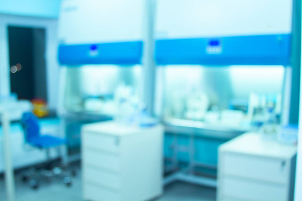 wazig medisch laboratorium achtergrond, close-up - Foto, afbeelding