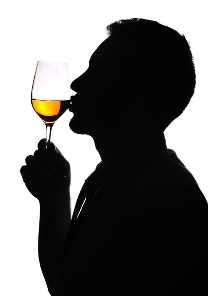 Wine expert testing wine - Photo, Image