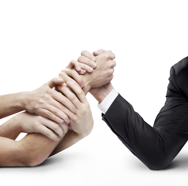 business arm wrestling - Photo, image