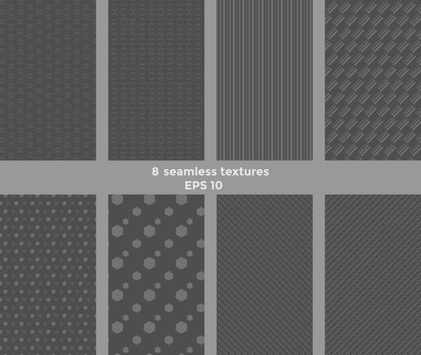 conjunto de patrones sin costura - Vector, Imagen