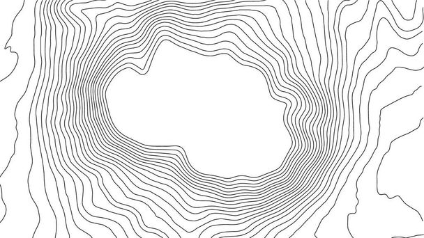 Topographie vectorielle des contours gris. Illustration vectorielle de topographie de montagne géographique. Texture topographique. Carte sur terrain vectoriel terrestre. Lignes de hauteur de contour graphique d'élévation. Carte topographique - Vecteur, image
