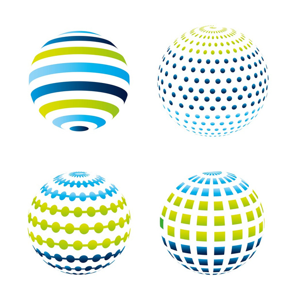 bolas de colores
 - Vector, imagen