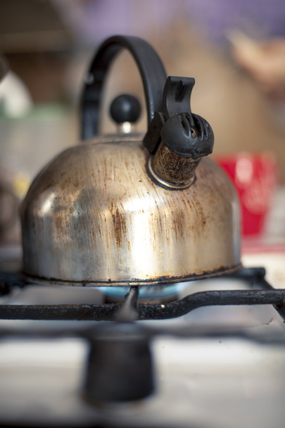Water boil in kettle - Zdjęcie, obraz