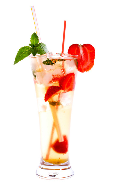 mojito aux fraises
 - Photo, image