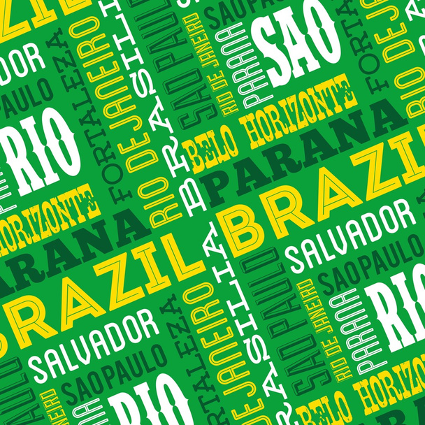 Brazílie design - Vektor, obrázek