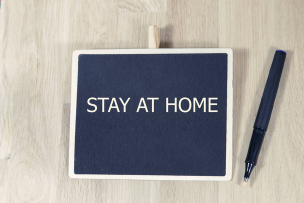 The word stay at home - Foto, imagen