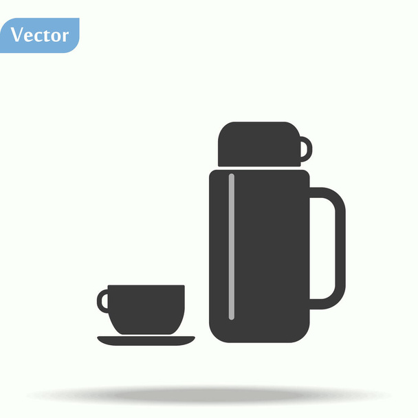 termo ikona vektor. termoznačka na bílém pozadí. termo ikona pro web a app eps10 - Vektor, obrázek