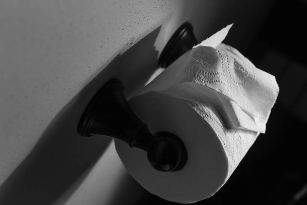 Dramatik tuvalet kağıdı kaynağını kapat - Fotoğraf, Görsel