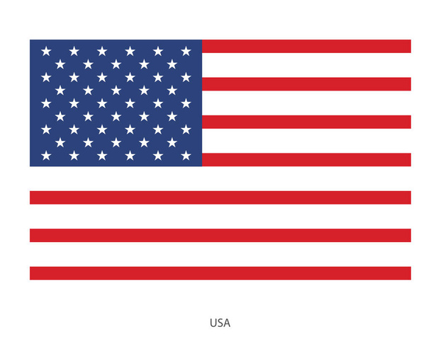Amerikan bayrağının vektör görüntüsü, ABD sembolü, Bağımsızlık Günü geçmişi - Vektör, Görsel