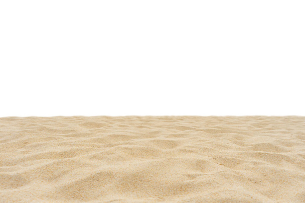 Beach sand texture Di-cut Απομονωμένο, σε λευκό φόντο - Φωτογραφία, εικόνα