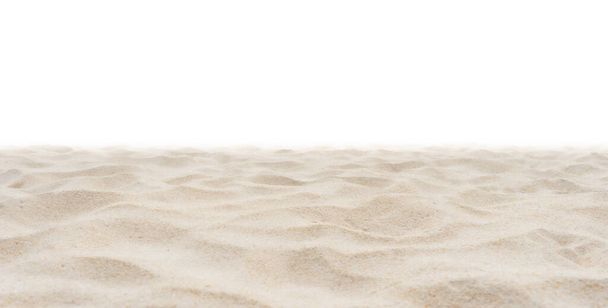 natuur strand zand op witte achtergrond - Foto, afbeelding