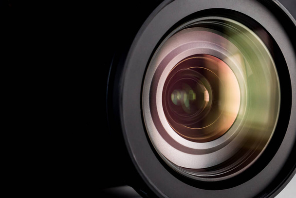 Close up of a digital camera lens. - Photo, Image