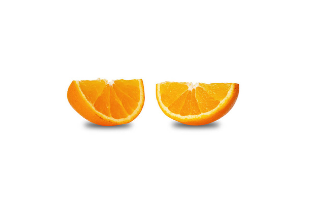 Закрыть оранжевый, Ди вырезать изолированы на белом, с обрезкой пути
 - Фото, изображение
