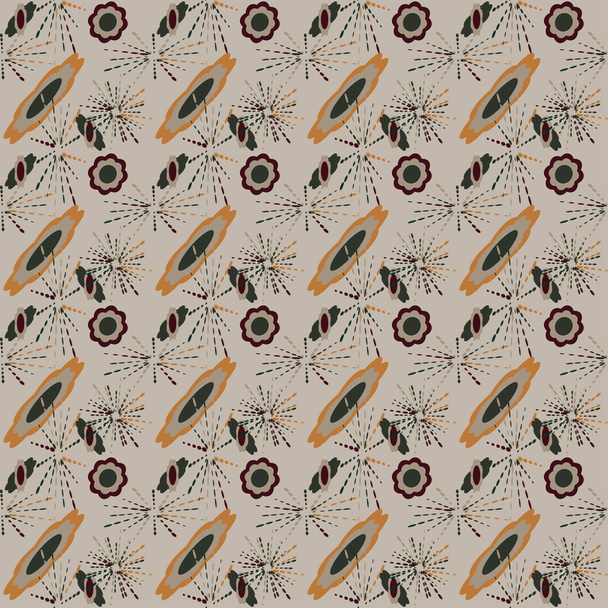 This seamless pattern is suitable for fabrics, textiles, gift wrapping, wallpaper, background, backdrop or whatever you want to create according to your creativity - Vector, Image