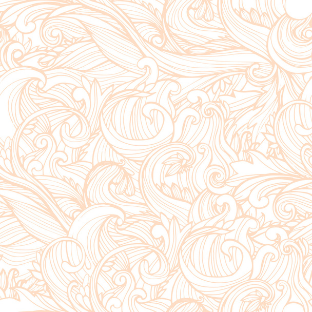 Seamless abstract hand-drawn pattern. - Vector, afbeelding