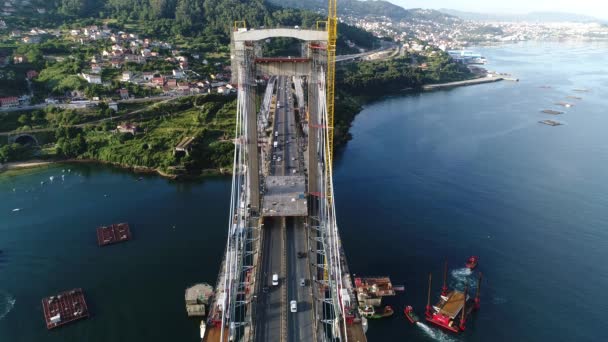 bridge traffic on construction - Footage, Video