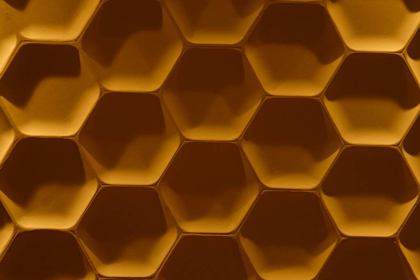 Honingraat patroon textuur achtergrond of achtergrond, muur ontwerp, modern interieur - Foto, afbeelding