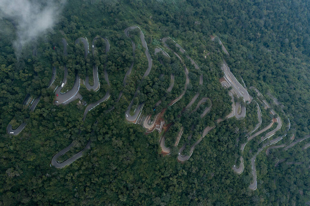Kolli hills Kollimalai seventy hairpin bends located in central Tamil Nadu, India - Photo, Image
