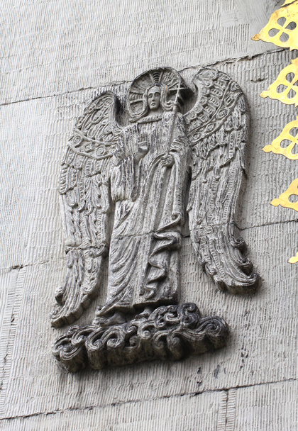 basreliéf angel na zdi - Fotografie, Obrázek