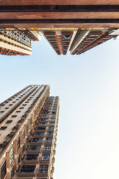 高層住宅は香港の限られた土地の質量を支配しており、人口は700万人を超える。. - 写真・画像