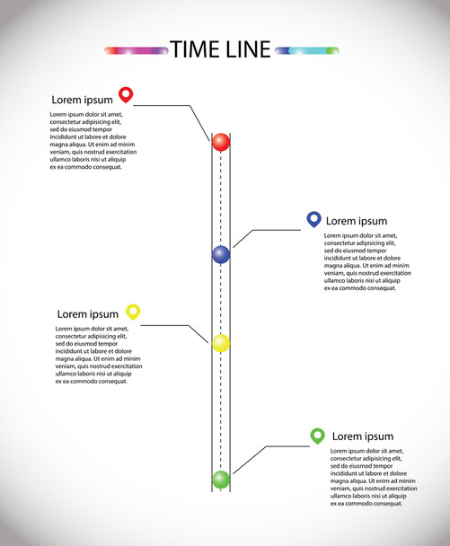 Simple line transport infographic - Vector, afbeelding