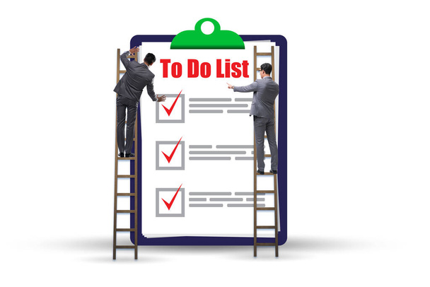 Concept of to do list with businessman - Photo, Image