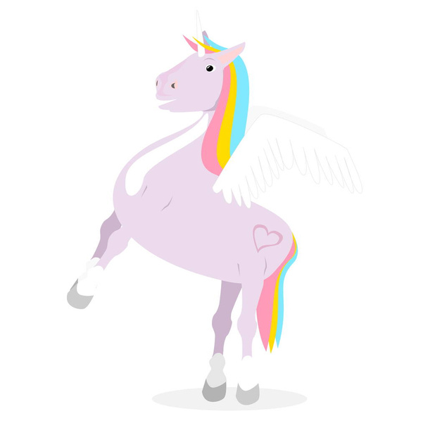 Pequeño unicornio colorido lindo
 - Foto, imagen