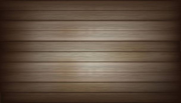 Brown old Wooden Texture background. Vector illustration design. - Vector, Image