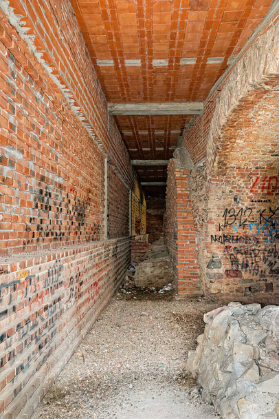 abac, Serbie - 01 juin 2019 : forteresse abac, également connue sous le nom de Bigir Delen en turc. Tunnels dans le Fort
 - Photo, image