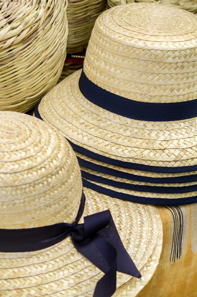 Straw hats - Фото, изображение