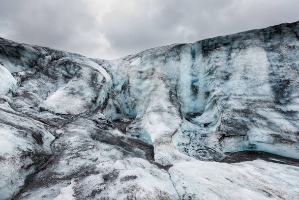 Gyönyörű táj egy gleccseren - Fotó, kép