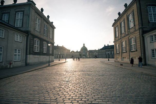 Amalienborg palace in Copenhagen, Denmark. - Valokuva, kuva