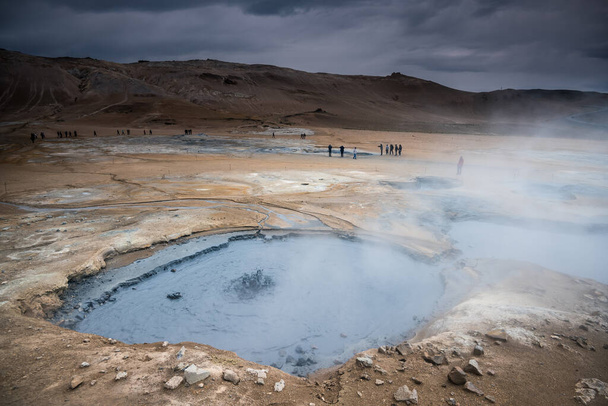 Hveririn geoterminen alue Islannissa
 - Valokuva, kuva