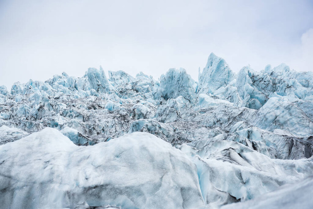 Piękny krajobraz na lodowcu - Zdjęcie, obraz