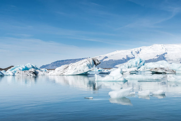 Jokulsarlon glacier ice lagoon, Iceland - Фото, изображение
