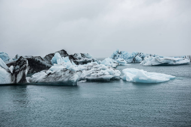 Laguna de hielo glaciar Jokulsarlon, Islandia
 - Foto, imagen