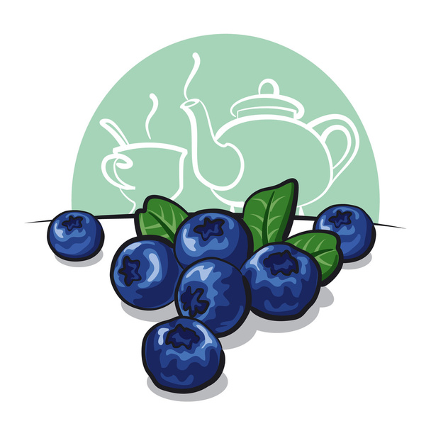 blueberry - Вектор, зображення