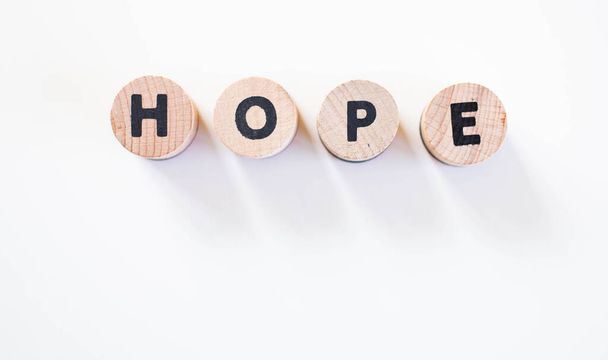 hope letters on white background - Фото, зображення
