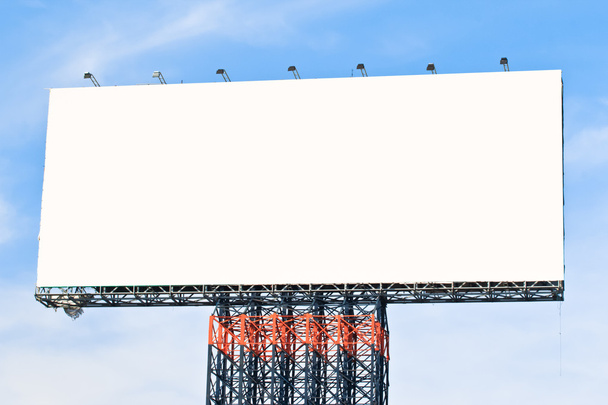 Blank billboard gotowy do nowej reklamy - Zdjęcie, obraz