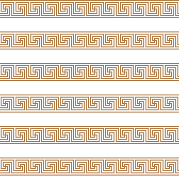 Griekse belangrijkste motieven naadloze textuur of achtergrond - Vector, afbeelding