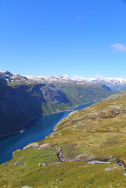 The way to Trolltunga, Norway  - Foto, Bild