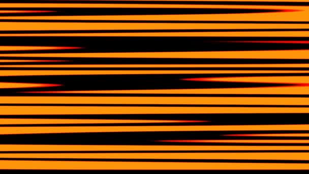 Abstrakcyjne wideo clip komputer renderowania z kolorowymi paskami wygaszacz ekranu, poruszające się tło w brązowych kolorach - Materiał filmowy, wideo
