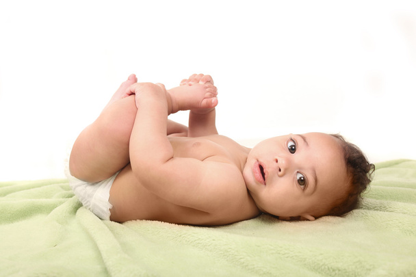 Infant Baby Boy Being Playful - Фото, изображение