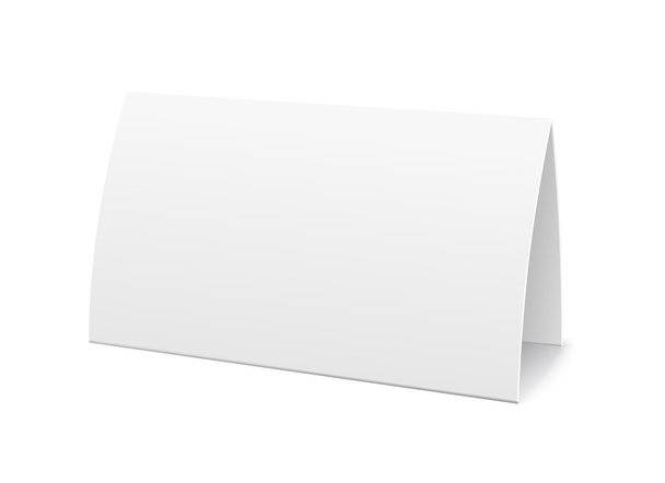 papier tabelkaart, teken sjabloon - Vector, afbeelding