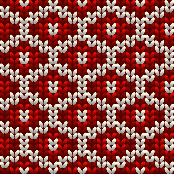 Knitted Wool Vector Background - Vector, Image