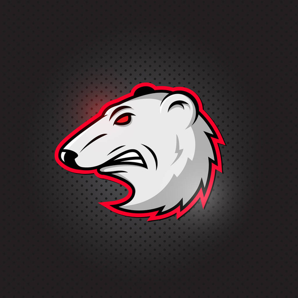 Csapat sport logó. Kabala Polar Bears logotípus. - Vektor, kép